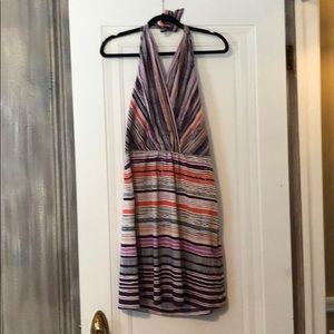 Striped Halter Dress